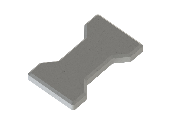 Fôrma para Piso Ossinho Canto Chanfrado